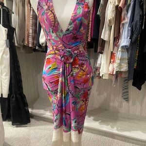 NWT Patbo colorful stretch dress size S